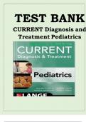 TEST BANK CURRENT Diagnosis and Treatment Pediatrics