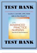 Test Bank for Advanced Practice Nursing - Essentials for Role Development 5th Edition Lucille A&period; Joel EdD