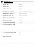 UCLA EKG Test QUESTIONS AND ANSWERS