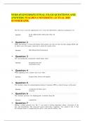 NURS 6512&sol;NURS6512 FINAL EXAM QUESTIONS AND ANSWERS &lpar;WALDEN UNIVERSITY&rpar; ACTUAL 2025 SUMMER QTR&period;