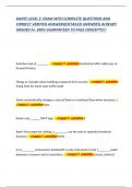 DANTE LEVEL 3  EXAM WITH COMPLETE QUESTIONS AND  CORRECT VERIFIED ANSWERS&lpar;DETAILED ANSWERS&rpar; ALREADY  GRADED A&plus; 100&percnt; GUARANTEED TO PASS CONCEPTS&excl;&excl;&excl;