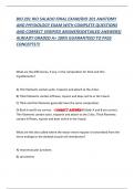 BIO 201 RIO SALADO FINAL EXAM&sol;BIO 201 ANATOMY  AND PHYSIOLOGY EXAM WITH COMPLETE QUESTIONS  AND CORRECT VERIFIED ANSWERS&lpar;DETAILED ANSWERS&rpar;  ALREADY GRADED A&plus; 100&percnt; GUARANTEED TO PASS  CONCEPTS&excl;&excl;&excl;