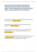 BIO 201 RIO SALADO EXAM3&sol;BIO 201 ANATOMY AND  PHYSIOLOGY EXAM WITH COMPLETE QUESTIONS AND  CORRECT VERIFIED ANSWERS&lpar;DETAILED ANSWERS&rpar; ALREADY  GRADED A&plus; 100&percnt; GUARANTEED TO PASS CONCEPTS&excl;&excl;&excl;