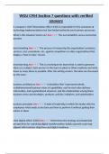 WGU C954 Section 7 questions with verified answers&period;