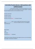 C254 WGU Practice Review &vert;260 questions with verified answers