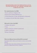EMD RECERTIFICATION TEST PREPARATION &lpar;ACTUAL  2025&sol;2026&rpar; QUESTIONS AND VERIFIED ANSWERS WITH  COMPLETE SOLUTION