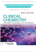 TEST BANK for Clinical Chemistry Principles&comma; Techniques&comma; and Correlations 9th Edition by Bishop Fody &vert; Verified Chapter's 1 - 31 &vert; Complete Newest Version