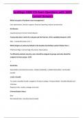 SanDiego HAM CIS Exam Questions with 100&percnt; Correct Answers