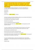 ATI NUTRITION RETAKE EXAM QUESTIONS WITH ANSWERS NEWEST UPDATED 2024&sol;2025 ALL ANSWERS 100&percnt; GET IT CORRECT DETAILED A COMPLETE SOLUTION BEST GRADED A&plus; FOR SUCCESS