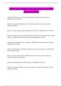 HAM Latest Update Exam Questions with 100&percnt; Correct Answers