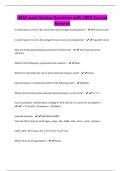 HAM exam Review Questions with 100&percnt; Correct Answers