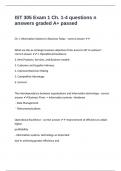 IST 305 Exam 1 Ch&period; 1-4 questions n answers graded A&plus; passed
