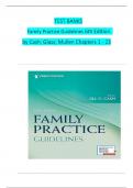 TEST BANKS For Family Practice Guidelines 5th Edition by Jill C&period; Cash&semi; Cheryl A&period; Glass&semi; Jenny Mullen&vert;&vert;Chapters 1 - 23