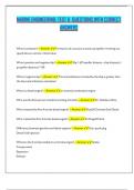 MARINE ENGINEERING- TEST 6 QUESTIONS WITH CORRECT ANSWERS