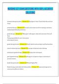 NURSING 527 EXAM QUESTIONS WITH 100&percnt; ACCURATE SOLUTIONS