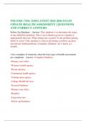  NSG3160 &sol; NSG 3160 LATEST 2025-2026 EXAM UPDATE HEALTH ASSESSMENT &vert; QUESTIONS AND CORRECT ANSWERS 