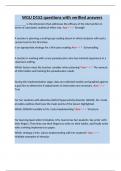 WGU D152 questions with verified answers&period;