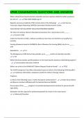EPME prep assessment guide&lpar;the latest quizzes&rpar; AND VERIFIED ANSWERS for 2025&sol;26 &vert;A&plus; graded&vert; guaranteed pass