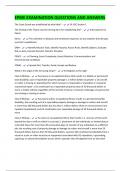 EPME EXAMINATION QUESTIONS AND ANSWERS