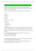 EPME EXAMINATION QUESTIONS AND ANSWERS
