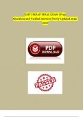 EMT FISDAP FINAL EXAM &vert; Prep Questions and Verified Answers&vert; Newly Updated 2024&sol; 2025
