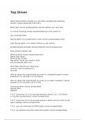 Top Driver exam with 100&percnt; correct answers 2025