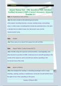 Airport Ramp Test - HNL Questions with Detailed  Verified Answers &lpar;100&percnt; Correct Answers&rpar; &sol;Already  Graded A&plus; 