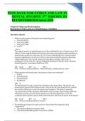 Test Bank for Ethics and Law in Dental Hygiene 4th Edition &lpar;Minihan-Anderson&comma; 2025&rpar;&comma; All Chapters&period;