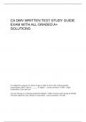CA DMV Written Test Study Guide
