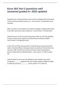 Econ 303 Test 2 questions well answered graded A&plus; 2025 updated