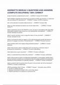 GEORGETTE MODULE 5 QUESTIONS AND ANSWERS &lpar;COMPLETE SOLUTIONS&rpar; 100&percnt; CORRECT