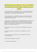 Alpha Phi Alpha Fraternity Inc&comma; IMDP Process - Week 2&period; Exam &vert; COMPLETE QUESTIONS WITH 100&percnt; RATED CORRECT ANSWERS &vert; 2024 LATEST UPDATED