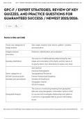 GPC-F &sol; EXPERT STRATEGIES&comma; REVIEW OF KEY QUIZZES&comma; AND PRACTICE QUESTIONS FOR GUARANTEED SUCCESS &sol; NEWEST 2025&sol;2026&period;
