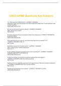 USCG EPME Questions And Answers