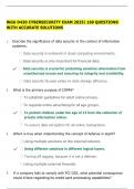 WGU D430 CYBERSECURITY EXAM 2025&vert; 169 QUESTIONS WITH ACCURATE SOLUTIONS
