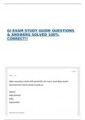 GI EXAM STUDY GUIDE QUESTIONS & ANSWERS SOLVED 100&percnt; CORRECT&excl;&excl;