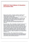 NURS 5315 Test 5 &lpar;Module 10&rpar; Questions and answers 2025&period;