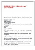 NURS 5315 Exam 5 Questions and answers 2025&period;
