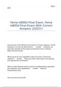 Fema Is800d Final Exam&comma; Fema Is800d Final Exam With Correct Answers &lpar;2025&rpar;&excl;&excl;