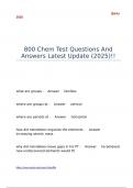 FEMA -800 omplete Solutions &lpar;2025&rpar;&excl;&excl;
