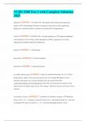 NURS 3280 Test 1 with Complete Solutions 2025
