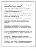 NR226-Legal Implications in Nursing Practice-Chapter 23 Questions With Complete Solutions