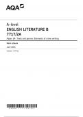 AQA A-level  ENGLISH LITERATURE B  Paper 2A JUNE 2024 MARK SCHEME&colon; Texts and genres&colon; Elements of crime writing 
