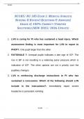  NU185&sol; NU 185 EXAM 1&colon; MEDICAL-SURGICAL NURSING II REVIEW&vert; QUESTIONS & ANSWERS&vert; GRADE A&vert; 100&percnt; CORRECT &lpar;VERIFIED SOLUTIONS&rpar;&lpar;NEW 2025&sol; 2026 UPDATE&rpar; 