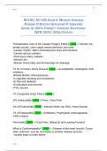  NU185&sol; NU 185 EXAM 3&colon; MEDICAL-SURGICAL NURSING II REVIEW&vert; QUESTIONS & ANSWERS&vert; GRADE A&vert; 100&percnt; CORRECT &lpar;VERIFIED SOLUTIONS&rpar;&lpar;NEW 2025&sol; 2026 UPDATE&rpar; 