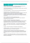 HDI SUPPORT CENTER ANALYST ACTUAL EXAM QUESTIONS WITH SOLUTIONS A&plus; 2025&sol;2026