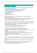 HDI SUPPORT CENTER ANALYST PRACTICE TEST QUESTIONS WITH SOLUTIONS A&plus; 2025&sol;2026