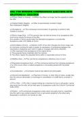 LEGL 2700 ROESSING COMPREHENSIVE QUESTIONS WITH SOLUTIONS A&plus; 2025&sol;2026