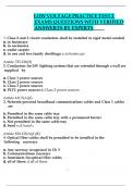 LOW VOLTAGE PRACTICE TEST 2 EXAMS QUESTIONS WITH VERIFIED ANSWERTS BY EXPERTS&Tab;