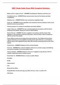 SIBC Study Guide Exam With Complete Solutions 